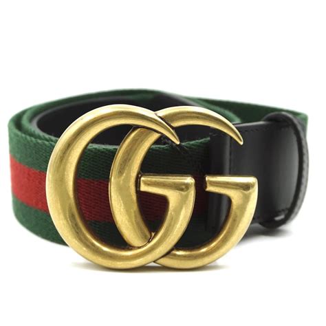 vintage gucci belt green and red|women authentic Gucci belt.